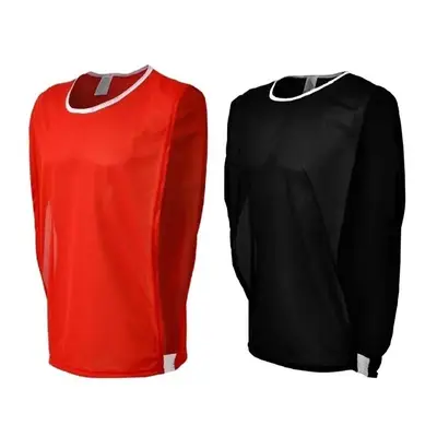 10 Coletes de Treino Divididos em Duas Cores (5 Vermelho + 5 Preto)
