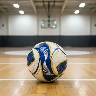 Bola Futsal Infantil Kagiva F9 Brasil Sub 09 Azul e Dourado