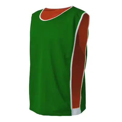 Colete Esportivo Dupla Face TRB Vermelho e Verde