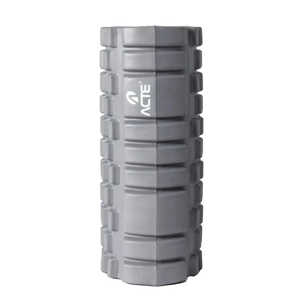 Rolo de Liberação Miofascial T141 Rígido 33cm Cinza Acte Sports