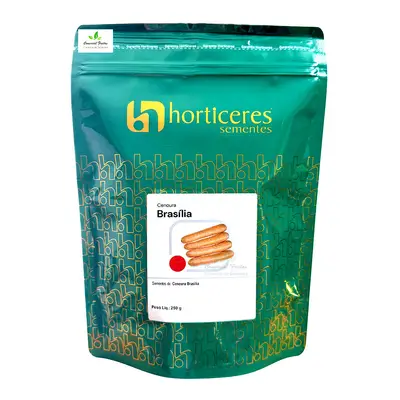 Sementes de Cenoura Brasília Horticeres Pcte C/ 250 Gramas