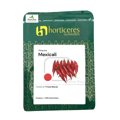 Sementes de Pimenta Mexicali Env. C/ 1.000 Sementes