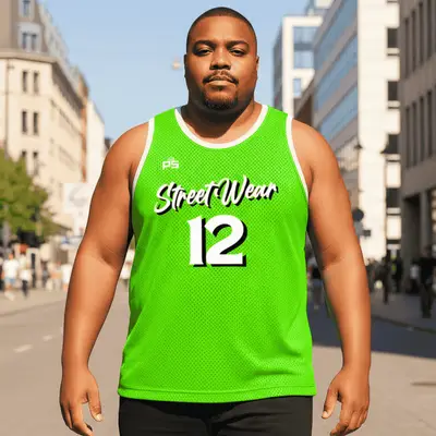 Regata Plus Size Dry-Fit Ultra Leve Furadinho Street Wear Estilo Basquete Basketball