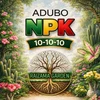 Adubo NPK 10-10-10 500g - Fertilizante Granulado Mineral Completo para Plantas Ornamentais, Hortas, Jardins e Frutíferas