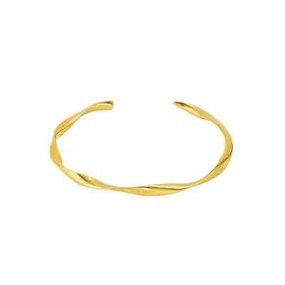 Bracelete Fio Torcido -  Banhado em Ouro 18k