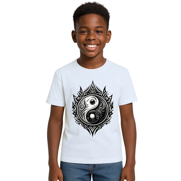 Camiseta Yin Yang Taijitu Taoismo Estampa Personalizada