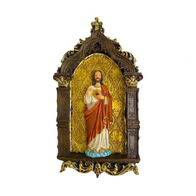 Capela Sagrado Coração de Jesus com Led 22,5cm