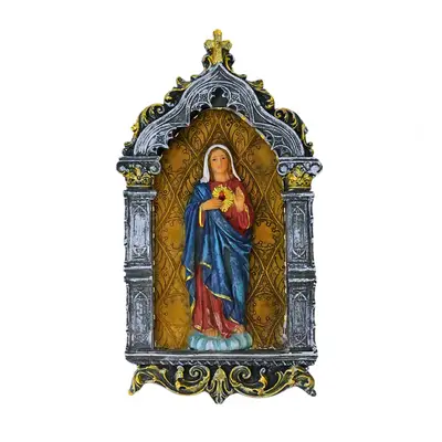 Capela Sagrado Coração de Maria com Led 22,5cm