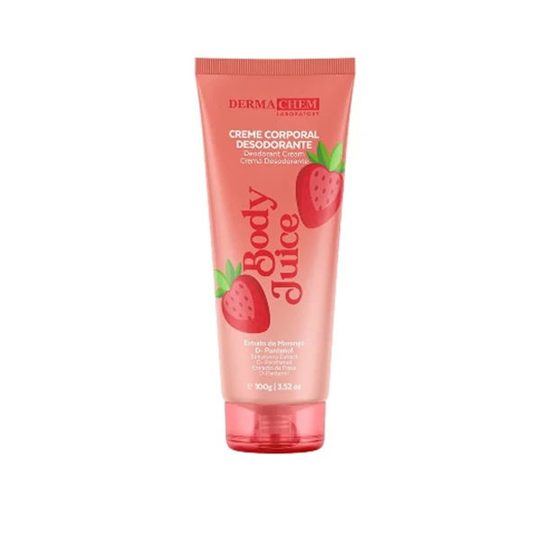 Hidratante Corporal Body Juice 100ml Morango - Dermachem
