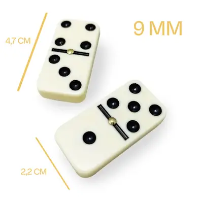 Jogo de Dominó Maleta 9mm