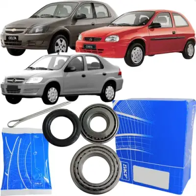 Kit Rolamento Roda Traseira Corsa Celta Prisma Monza Org Skf VKBA4544A