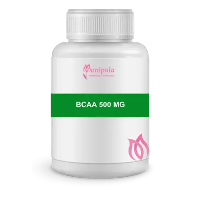 BCAA 2:1:1 500 mg - Aminoácidos Essenciais para Energia e Recuperação Muscular | 60 Doses
