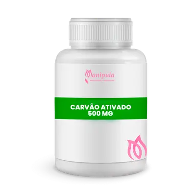Carvão Vegetal 500 mg - Detox Natural - 30 Doses