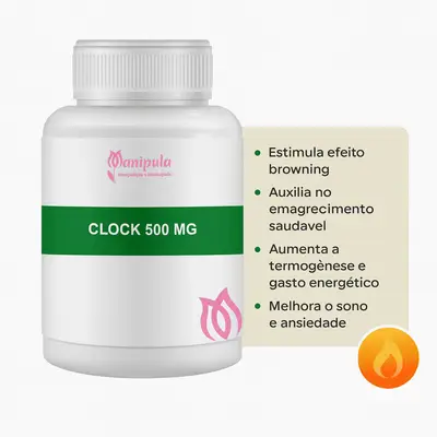 Clock 500 mg - Emagrecimento, Termogênese e Qualidade do Sono | 30 Doses