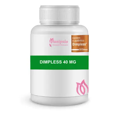 DIMPLESS 40 mg - Ativo Oral com Evidências Clínicas na Celulite (Com o autentico Dimpless) - 30 Doses