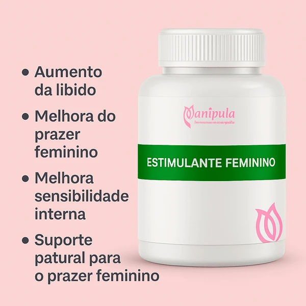 Estimulante Feminino (Azulzinho Rosa) - libido e prazer | 60 Doses