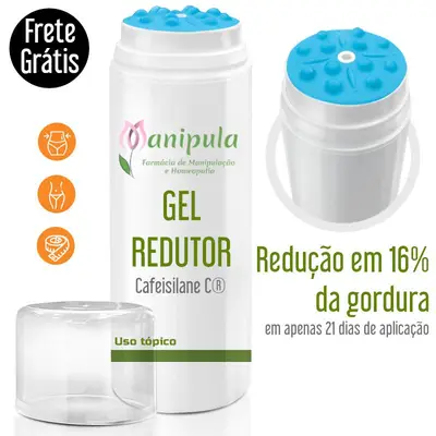 Gel Termo Redutor com Cafeisilane C - Queima de Gordura Localizada e Efeito Detox - 100 GR