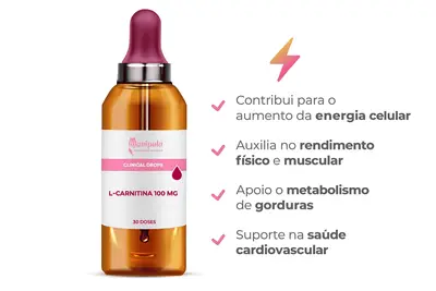 L-Carnitina 100 mg - Energia e Performance | 30 Doses