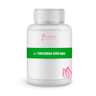 L-Tirosina 500 mg - Energia, Foco e Equilíbrio Mental | 30 Doses