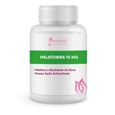 Melatonina 10mg - Sono Tranquilo e Restaurador