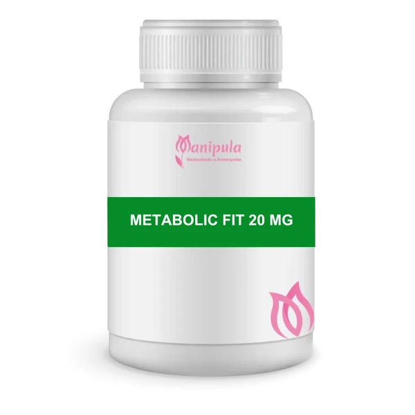 Metabolic Fit 20 mg - Termogênico Natural para Ativação do Metabolismo, Queima de Gordura e Controle do Peso | 60 Doses