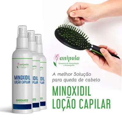 Minoxidil 5% Sem Álcool (trichosol) - Crescimento Capilar e Barba Sem Irritação