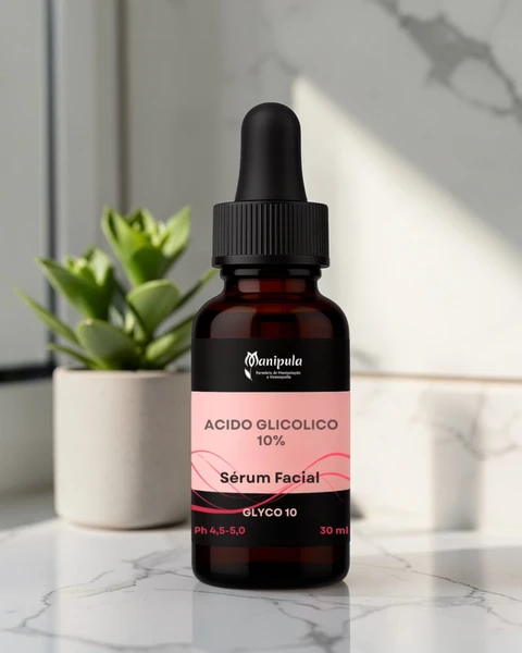 Sérum de Ácido Glicólico 10% Renovação e Textura da Pele | GLYCO 10 - 30 ml