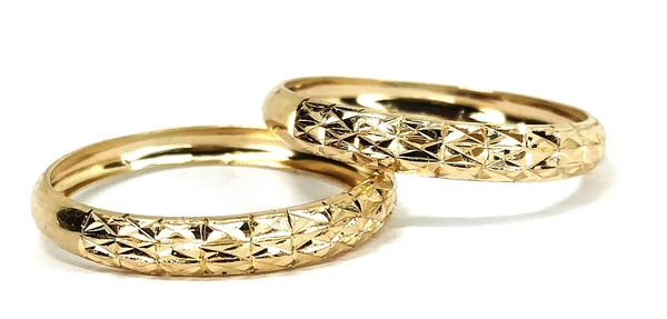 Anel de ouro 18k Aparador Diamantado