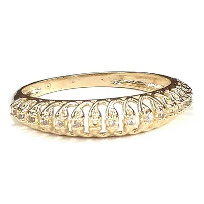 Anel de ouro 18k Com Pedras