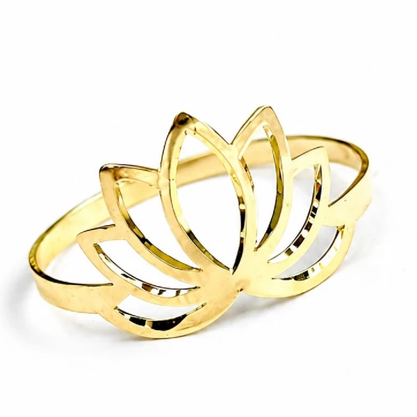 Anel de ouro 18k Coroa Linha Delicata