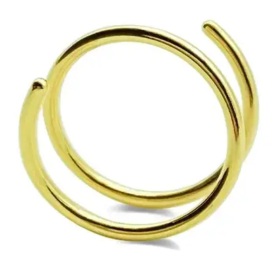 Piercing de nariz argola duplo Ouro 18k nostril