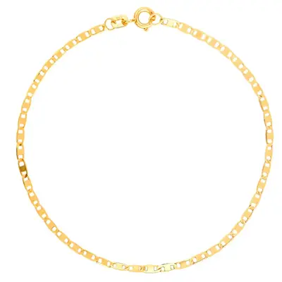 Pulseira de ouro 18k Piastrini 1Gr 20CM FINA