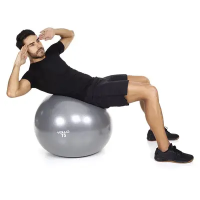 VOLLO VP1036 BOLA DE PILATES 75 CM C/ BOMBA