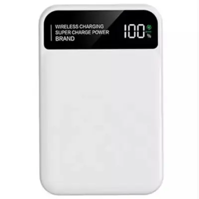 Bateria carregamento magnético portátil sem fio rápido 1000mah