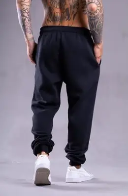 Calça Moletom Flanelado Jogger Skinny Slim Fit Musculação Inverno Academia Fitness Com Bolso Unissex P  M  G   GG