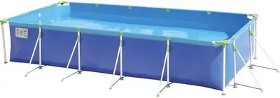 Piscina com Armação 10.000 Litros 442 x 270 x 84 CM MOR + Bomba Filtrante