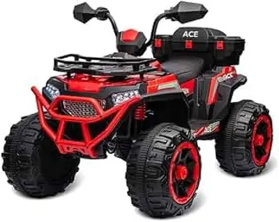 Super ATV Com Bau (Vermelho) Elétrico 12V Bandeirante