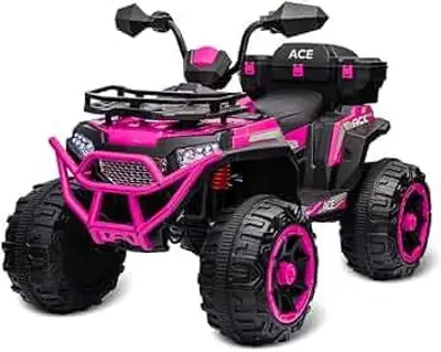Super ATV Com Bau (Vermelho) Elétrico 12V Bandeirante