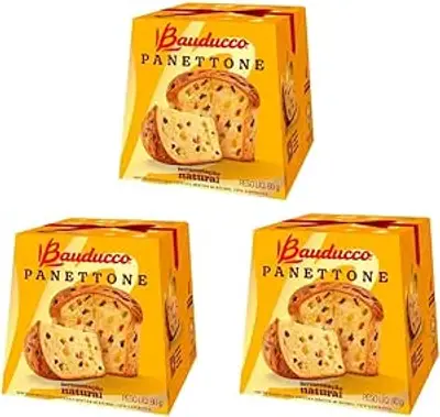 Kit 3 Mini Panetone Frutas Ou Chocotone 80g (80g, Chocolate)