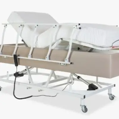 Cama Comfort Com Elevação Do Leito Rodas Grades E colchão Original Pilati