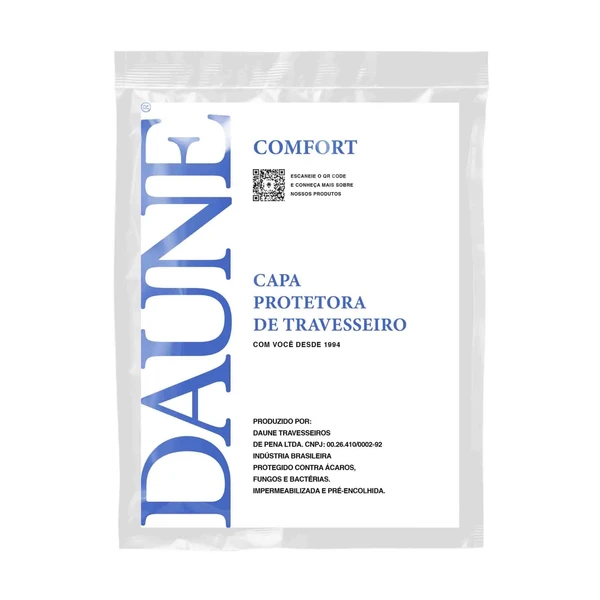 Capa Protetora De Travesseiro 50x70 Percal 200 Fios