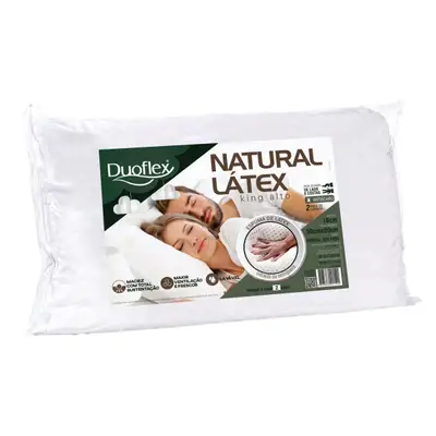 Travesseiro Duoflex Natural Látex King Alto - 50x90