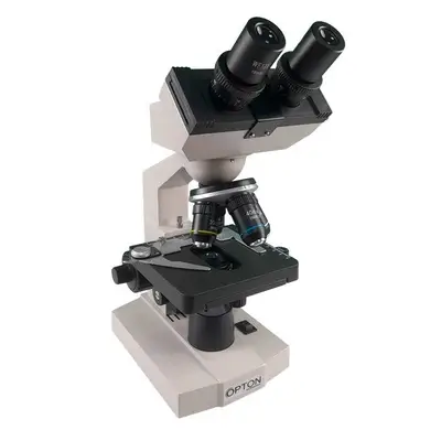 Microscópio Biológico Binocular com Ampliação de 40x até 1600x (opcional até 2000X), Iluminação LED