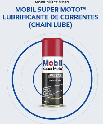 Mobil Lubrificante Para Correntes Chain Lub super moto 200mL