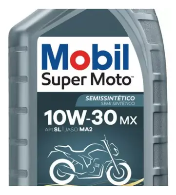 Mobil Óleo Super Moto 10w30 1 Litro Semi Sintetico 4t Mx