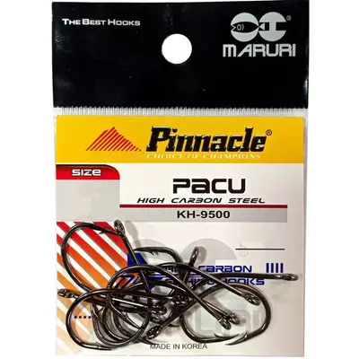 Anzol Pinnacle Pacu KH-9500 Black Nickel N. 3/0 10 Unidades