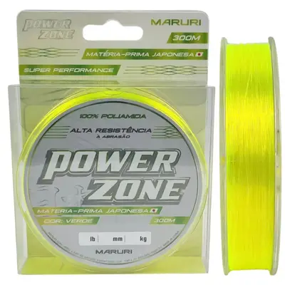 Linha Monofilamento Maruri Power Zone 0,30mm 300m Verde