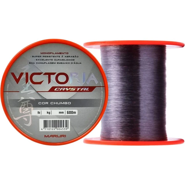 Linha Monofilamento Victoria Crystal 0,23mm 6,6lb 600m