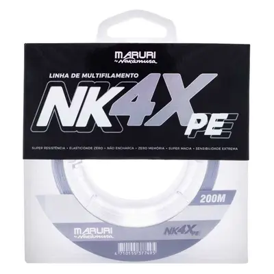 Linha Multifilamento Maruri By Nakamura NK 4X 0,23mm 25lb