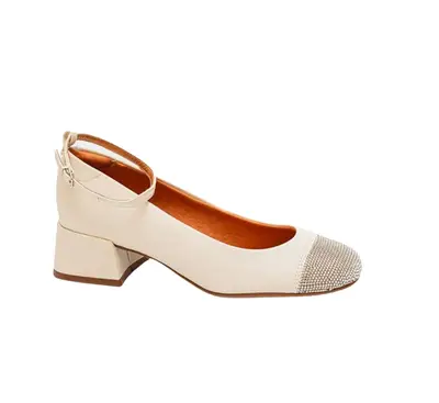 Sapato Boneca Vizzano Salto Bloco Decoração Strass 1426.103